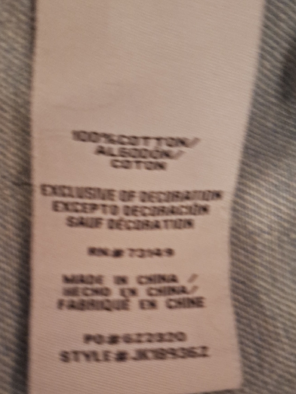 Light Blue Distressed Cropped Denim Jacket with Studded Cuffs. NWT Size Medium - Picture 16 of 16